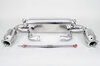 Silencieux sport "Brombacher" 997 turbo, à clapets avec cata.sport 100 cellules (export) inox