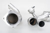 Silencieux sport "Brombacher" 997 turbo, à clapets avec cata.sport 100 cellules (export) inox