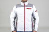 FVD (Homme) Motorsport Blouson blanc avec logos rouge 3XL