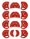 FVD Brombacher Instrument Face Set 996 Turbo / 996.2 GT3 - Guards Red - With Tach Logo