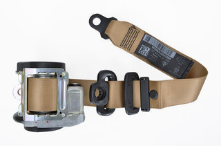 Passenger seat belt "sandbeige"