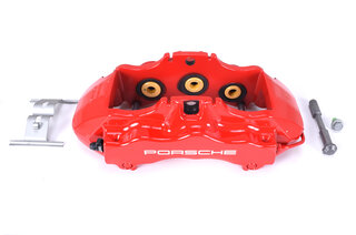 Caliper front left 997 GT3/RS/Cup 10-, red (steel disc)