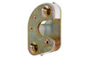 Striker Plate - for Door Lock - Gold Galvanizd - Left