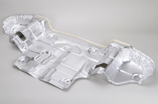 Abstrahlblech Kofferboden