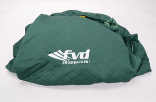 Brombacher Exclusive Cover 911/964 w/o rear spoiler British racing green (710), silver thread & bag