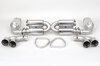 Sport Muffler 997.2 Turbo "+650PS"  (Sound Version), 100 Cell Cats, with tips (4x90mm)