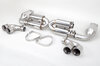 Sport Muffler 997.2 Turbo "+650PS"  (Sound Version), 100 Cell Cats, with tips (4x90mm)