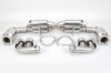 Sport Muffler 997.2 Turbo "+650PS"  (Sound Version), 100 Cell Cats, with tips (4x90mm)