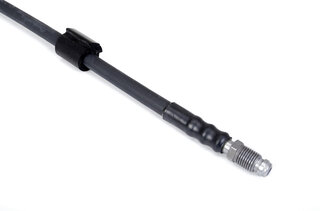 Hose line with shrink-fit hose