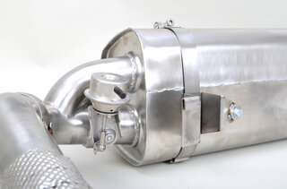 Porsche 718 Boxster & Cayman Brombacher Valved Sport Muffler for PDK