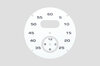 Fond de compteur blanc pour chronosport  ''sans effet diamant ''