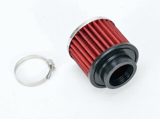 Filtre K&N 25mm bride / ventilation carter moteur vers filtre à air