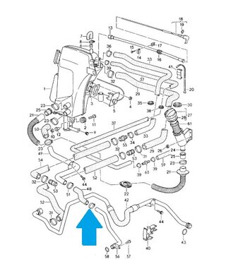 Oil Backflow Prevention 993 Turbo - Engine Side - Prevents Smoking at Startup