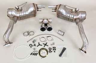 981 complete Sport Exhaust System incl. tips ( I008 )
