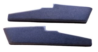 Jeu bacs de porte (2 pièces) 911/964, noir, poils courts