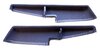 Jeu bacs de porte (2 pièces) 911/964, noir, poils courts