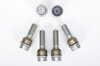 Felgenschlosssatz - Silber - für 11mm VA + 15mm HA Distanzen