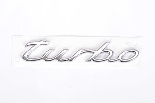 Emblem " TURBO  " Chrome