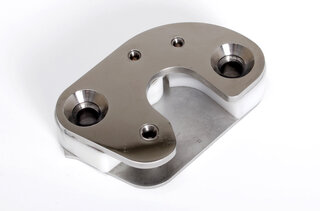 Striker Plate - for Door Lock - Chrome - Left