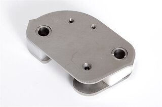 Striker Plate - for Door Lock - Chrome - Left