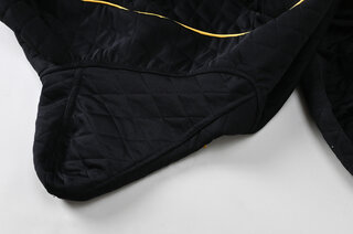 Brombacher Exclusive Cover 914-4 and 914-6 black, yellow thread, with storage bag, without Logo