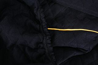 Brombacher Exclusive Cover 914-4 and 914-6 black, yellow thread, with storage bag, without Logo