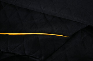 Brombacher Exclusive Cover 914-4 and 914-6 black, yellow thread, with storage bag, without Logo