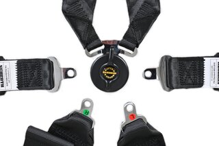 Schroth 6 point belt Profi 3x2 ( FIA ) Model 991/ 992 black with twist lock