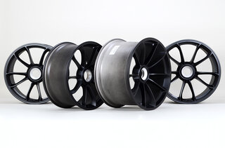 Wheel set 20/21" GT3RS, 9,5Jx20ET50+12,5Jx21ET48, silk-gloss black