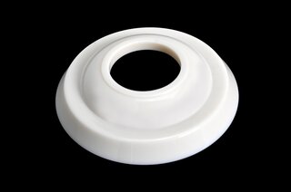 Rosette Weiss Elfenbein für Fensterkurbel und Türgriff 356 ( -1957 ) - ø 48mm