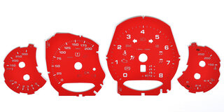 Jeu de fonds de compteur rouge indian 991.2 , PDK , m/ph,