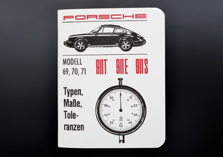 Tech Spec. Book 911 69-71 german, Types, dimen., tolerances