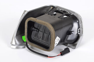 Ausströmer Heizung/ Klima - Rechts - Galvano-Silber 997