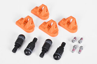 Kit capteurs contrôle de gonflage (RDK 433Mhz I7K3) - valves noires pour 4 roues