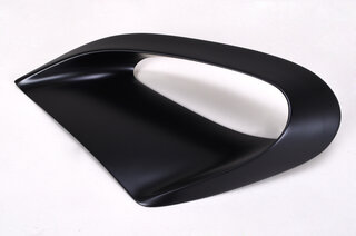 Lufteinlass-Satz 991Turbo - Downforce RS - seitlich - Schwarz Matt