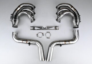 997 Supercup Krümmer mit ESD Bypass (Ø76mm) & RSR Endrohren 997.1 GT3 Cup 4,0L 500 PS