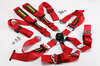 Harnais 6 points Schroth Profi 2x2 ( FIA ) modèle 991/ 992 rouge (spécifique Hans)