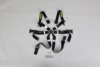 Schroth 6 point belt Profi 2x2 ( FIA ) Model 981/ 718 - Black - (HANS w/ 2" shoulder belts)