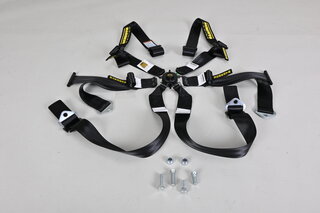 Schroth 6 point belt Profi 2x2 ( FIA ) Model 981/ 718 - Black - (HANS w/ 2" shoulder belts)