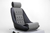 Classic RS Sport Seat - Soft Grain Vinyl Bolsters / Pepita Inserts with Dark Anthracite Grey Eyelets