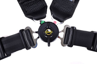 Schroth 4 Punkt Gurt Profi 2 ASM 76/50mm rechts schwarz  FIA, mit Flexibelt