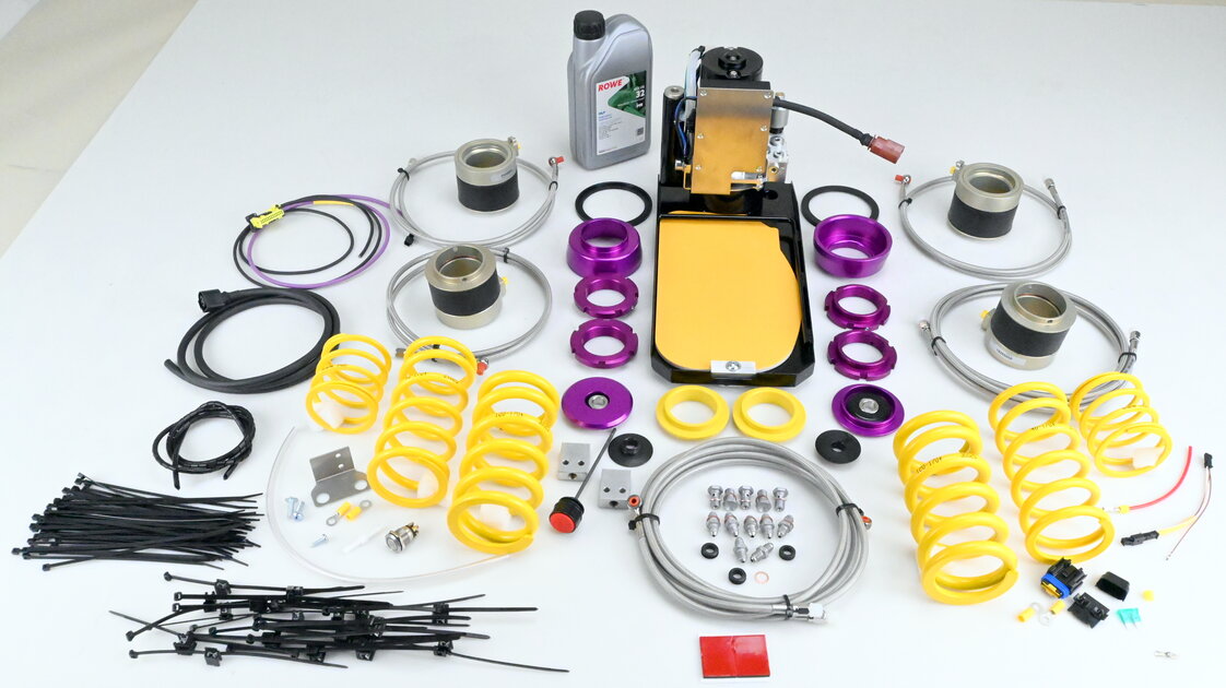 KW HLS 4 Hydraulic Lift System for OEM Dampers - 997 GT3 / GT3 RS