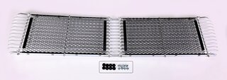 Lufteinlassgitter zweiteilig Chrom für Motordeckel 911/ 912 bis 1968