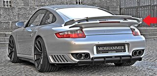 Rear Wing 997.1 Turbo and 997.2 Turbo / S - Moshammer - Black, for Paint