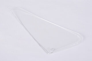 Side window left clear 911/ 912 Targa 1965-73  (Glass) for chrome frame