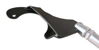 Front Strut Brace 991.1/ 991.2/ GT3 RS - Aluminum - Black Mounting Brackets + Silver Bar