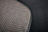 Carpet Set 964 C2 + C4 / 965 - Complete - Black - Feintuft Velour - for Full Leather Interior