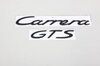 Logo set rear hood "Carrera GTS" black laquered