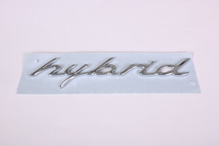 Inscription rear "hybrid" - Chrome