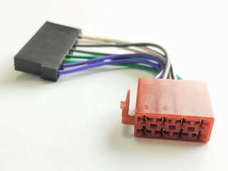 Radio DIN to ISO Speaker Adapter Harness - Female DIN to Female ISO - 4 Channel
